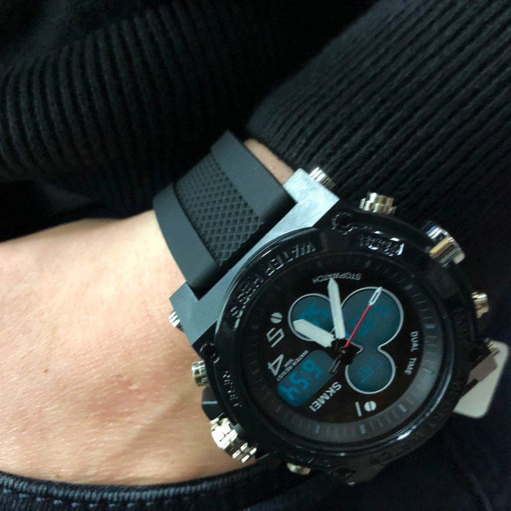 Часы спортивные армейские SKMEI 2065BKWT, Часы армейские для зсу Специальные для армии UX-45 Львов - изображение 1