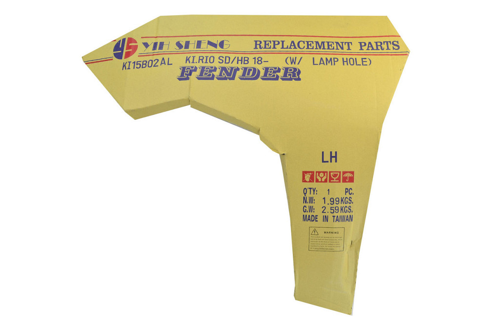 Крило Кіа Rio 4 FB (2016-2020) дорест седан, хетчбек під повторювач ліве Тайвань переднє Мукачево - фото 4