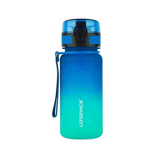 Пляшка для води UZSPACE 3034(Blue-Green) 350 мл, синьо-зелена Вінниця
