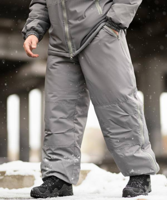 Костюм мужской зимний Oblivion Level 7 куртка и штаны ВТ6057 K7-00 (размер 2XL-3XL) Светло-серый Винница - изображение 8