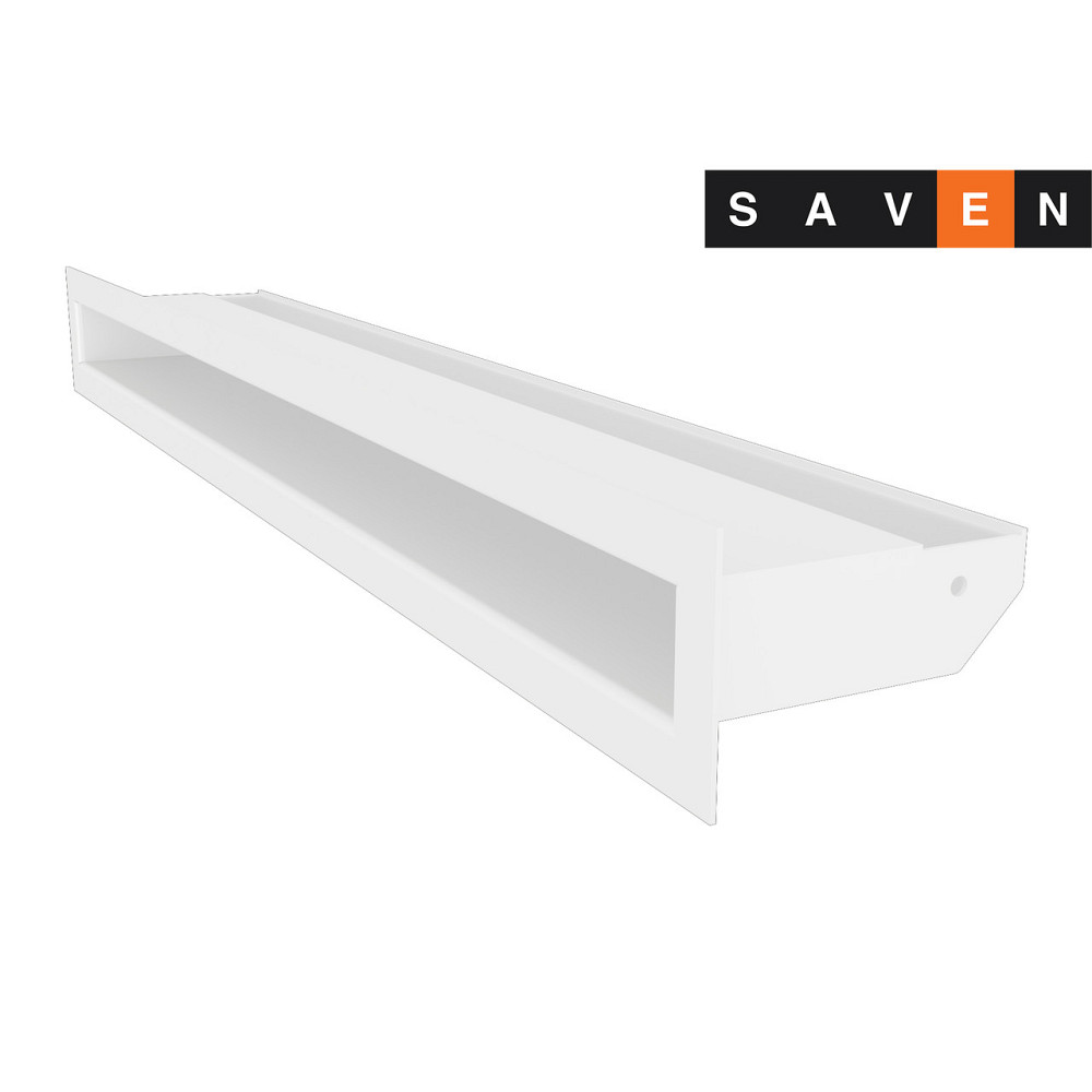 Вентиляционная решетка для камина SAVEN Loft 60х400 белая Львов - изображение 1