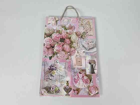 Большой бумажный пакет вертикальный  25/37/8(артBV-023) (12 шт) Харьков