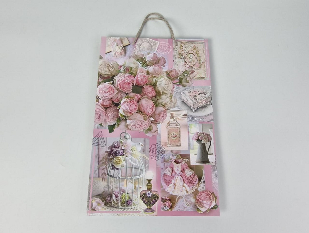 Большой бумажный пакет вертикальный  25/37/8(артBV-023) (12 шт) Харьков - изображение 2