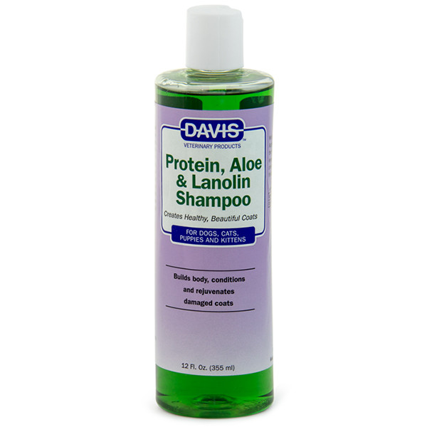 Davis Protein & Aloe & Lanolin Shampoo ДЭВИС ПРОТЕИН АЛОЭ ЛАНОЛИН шампунь для собак, котов, концентрат Киев - изображение 1