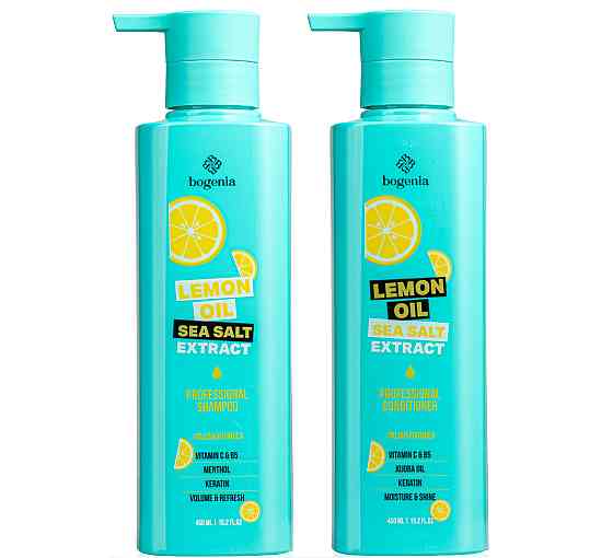Набір для догляду за волоссям Bogenia Lemon Oil (Шампунь Кондиціонер) Запоріжжя