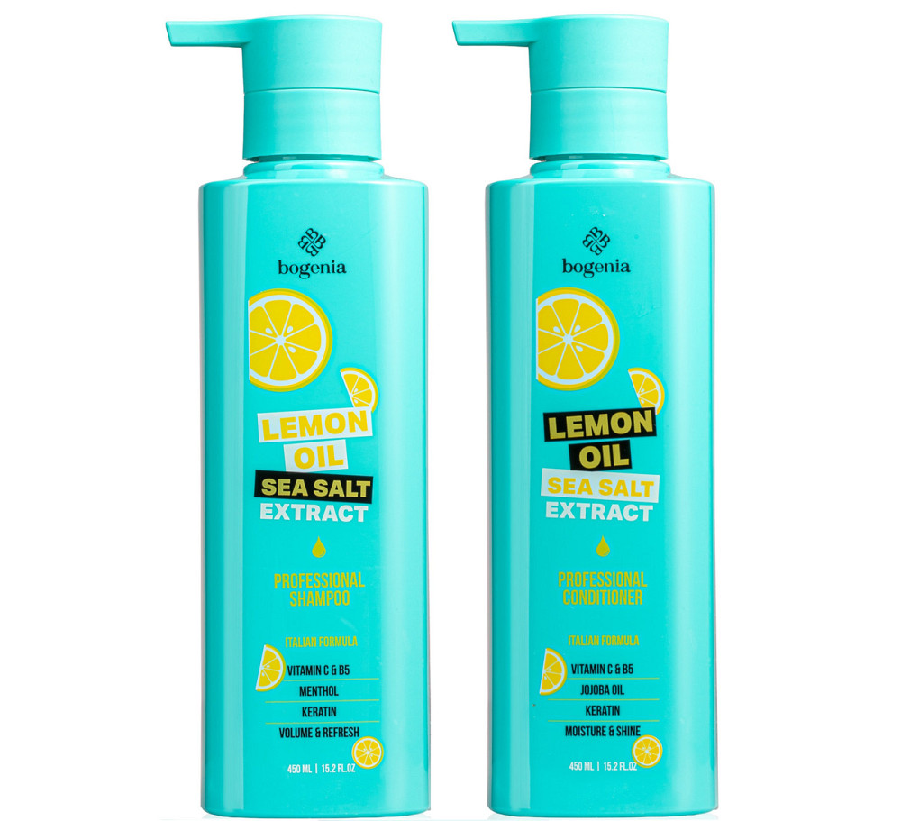 Набір для догляду за волоссям Bogenia Lemon Oil (Шампунь Кондиціонер) Запоріжжя - фото 1