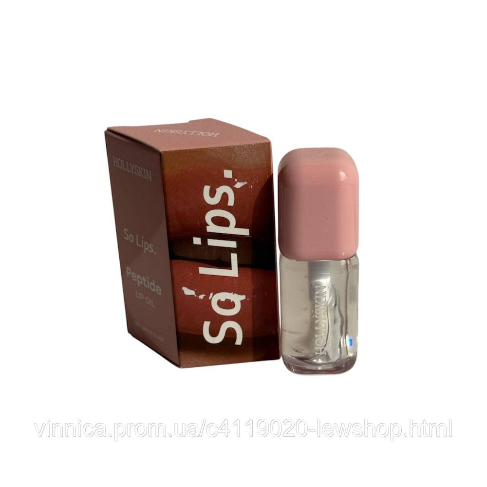 Увлажняющее масло для губ HOLLYSKIN So Lips Peptide Lip Oil 001 Lemon Glaze Черновцы - изображение 3