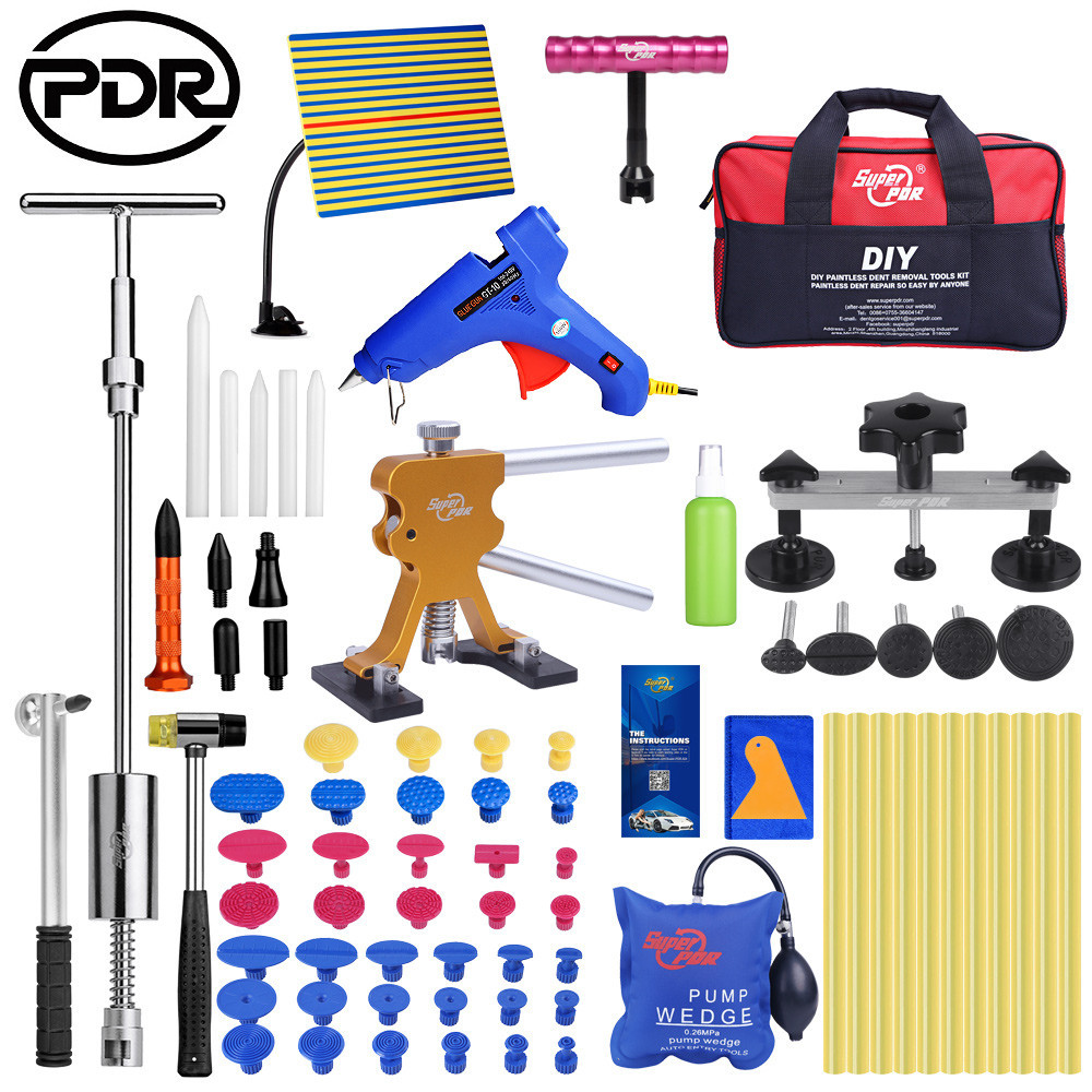Набор для удаления вмятин Super PDR с минилифтером и молотками Киев - изображение 1