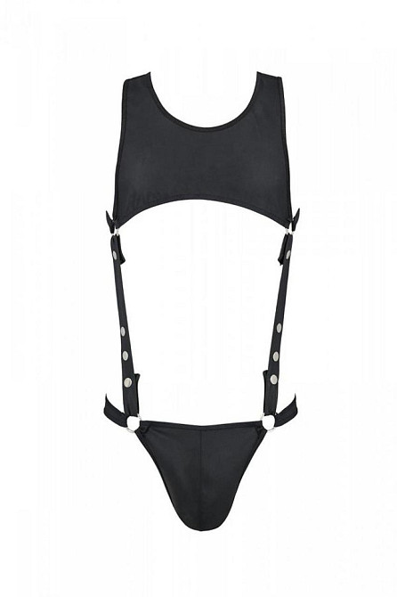 Боди мужское Passion ADAM 056 Black L/XL Sex Aura Киев - изображение 3
