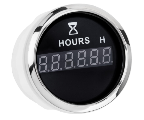Цифровой Счетчик Моточасов I Gauge 52Mm (Черный) Led Дисплей Днепр