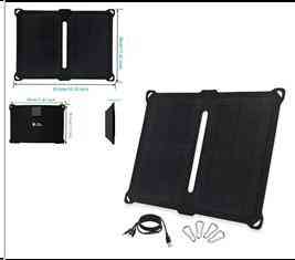 Сонячна зарядна панель IP67 14W 2xUSB (X001I24TLX) Вінниця