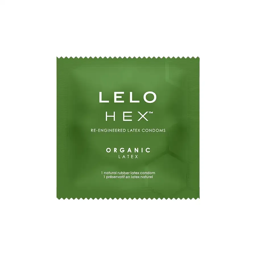 Презервативи LELO HEX Condoms Organic 3 Pack, тонкі та суперміцні Львів - фото 4