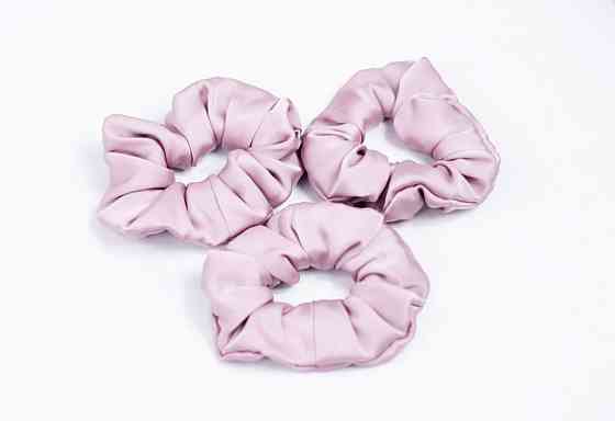 Гумка для волосся шовкова Пудровий Харків