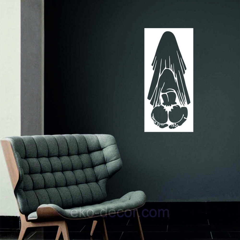 Декоративное настенное Панно «По взрослому», Декор на стену 90*42 см, Белый Киев - изображение 3