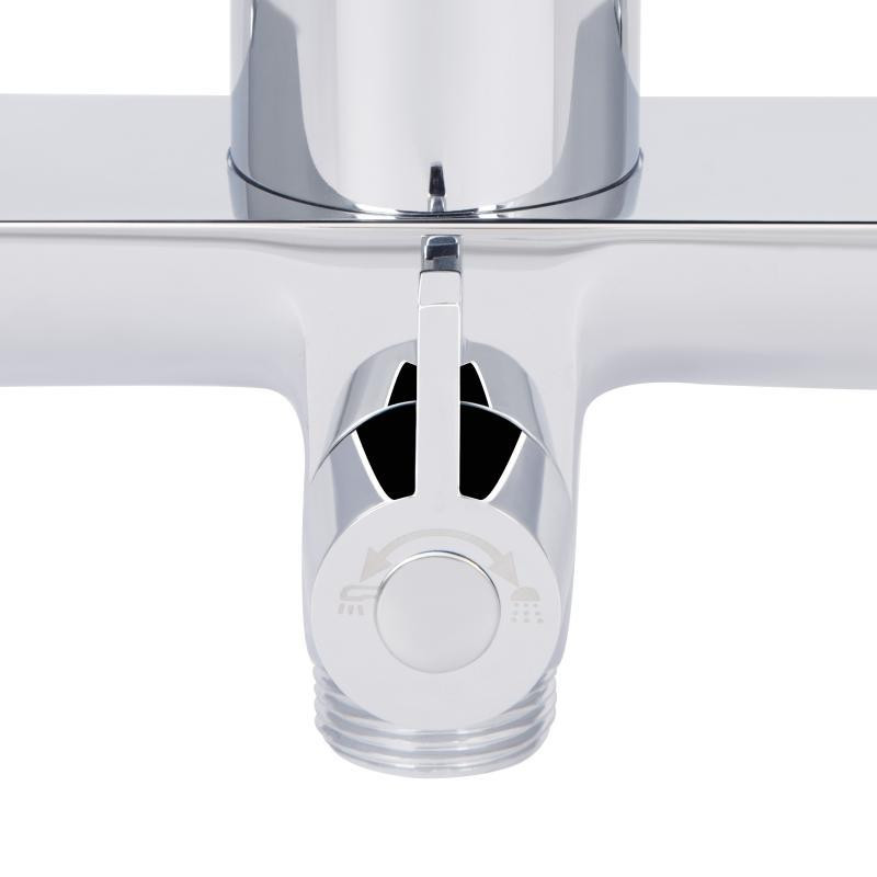 Смеситель для ванны с длинным поворотным изливом, c душевым гарнитуром Qtap Vlasta New QTVLA260CRM45644 Chrome Харьков - изображение 4