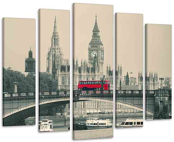 Модульна картина Лондон Art-322_5 ( 80х118см ) Київ
