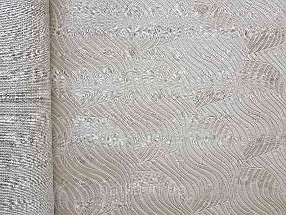 Шовілові на флізеліні Grandeco Illusion метрові блакитні хвилі Київ