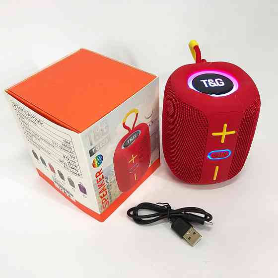 Акустична Bluetooth колонка зі світловою музикою TG658, Колонки для музики вдома, Блютуз аудіо приймач WA-15 Івано-Франківськ