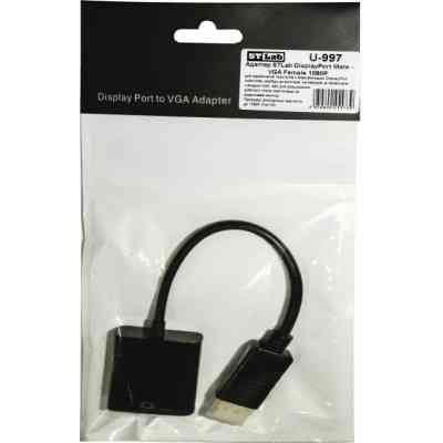 Переходник ST-Lab DisplayPort Male - VGA Female, 1080P (U-997) Винница