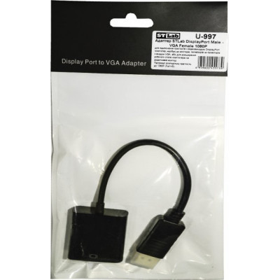 Переходник ST-Lab DisplayPort Male - VGA Female, 1080P (U-997) Винница - изображение 6