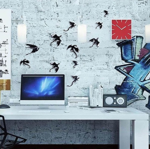 Декорации на Хэллоуин драконы 7 штук черный Киев - изображение 5