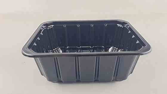 Харчові паковання поліпропіленова на М-3 (187х137х75) чорний полімерний (50 шт.) Харків