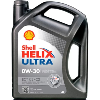 Моторна олива Shell Helix Ultra ECT С2/С3 0W30 4л (4689) Вінниця - фото 1