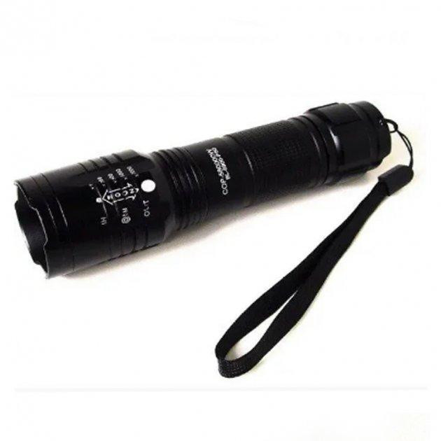 Фонарик Bailong BL-8900-T6, Cree XML-T, 4 реж., Zoom, корпус- алюминий, водостойкий, ударостойкий Полтава - изображение 1