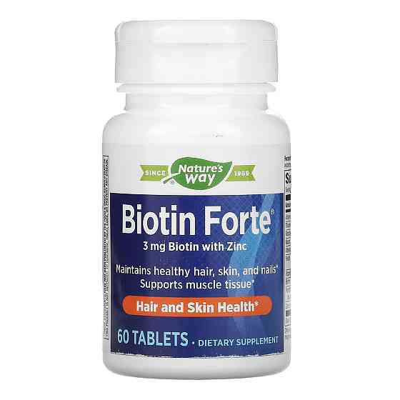 Біотин Nature's Way Biotin Forte 3 mg 60 tabs Київ