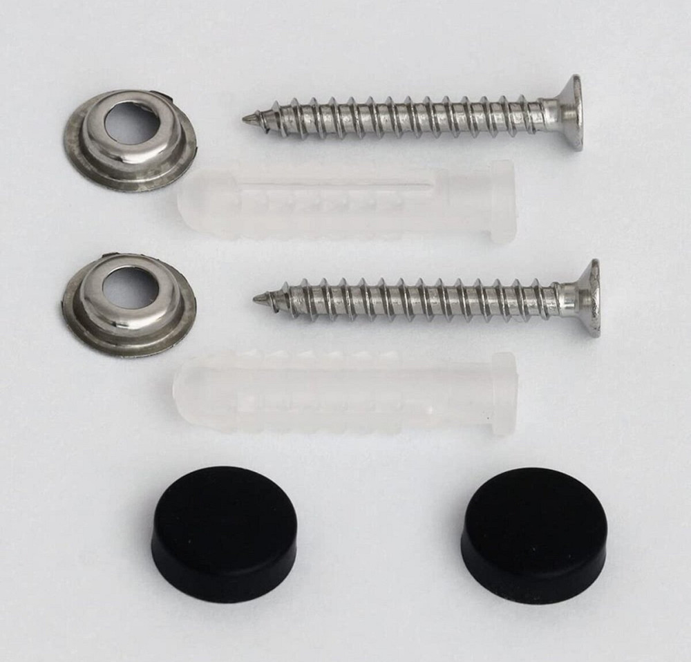 Кріплення (дюбеля) для поличок (з заглушками чорними) Коломия - фото 1