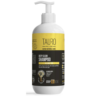 Шампунь для тварин Tauro Pro Line Ultra Natural Care Deep Clean 400 мл (TPL63589) Вінниця - фото 1