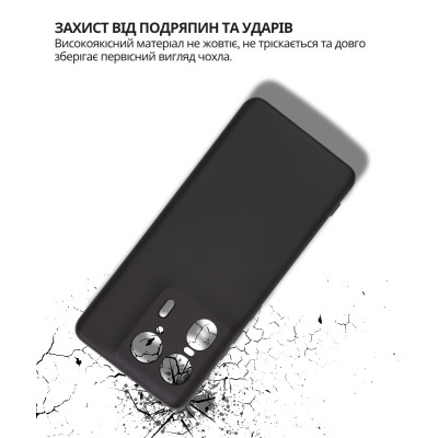 Чехол для мобильного телефона BeCover Silicone Motorola Edge 50 Ultra Black (714689) Винница - изображение 2