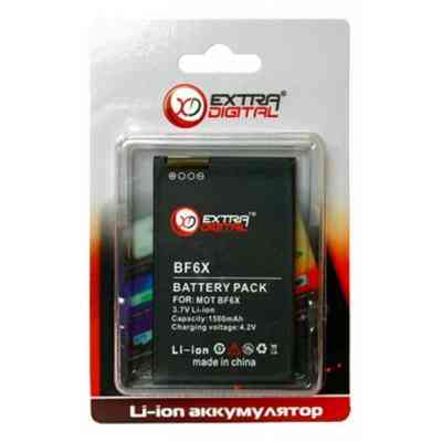 Акумуляторна батарея Extradigital Motorola BF6X (1500 mAh) (DV00DV6135) Вінниця