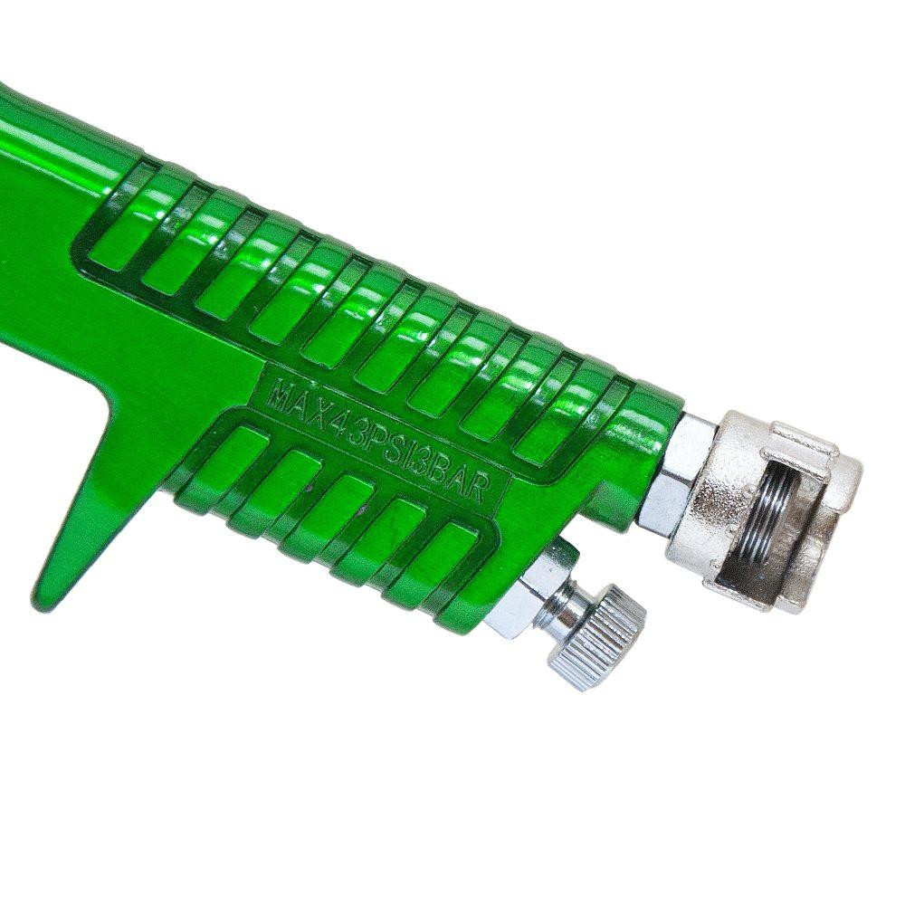 Фарборозпилювач HVLP Ø1.4мм 140-280 л/хв 3бар/б 600 мл (пласт) + редуктор зелений SIGMA (6812081) Київ - фото 7