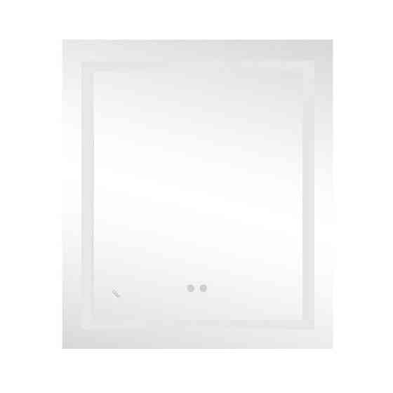 Зеркало прямоугольное для ванной Lidz Kubis 700х800 с LED-подсветкой Touch, с антизапотеванием, LD78LF9048070 Харьков