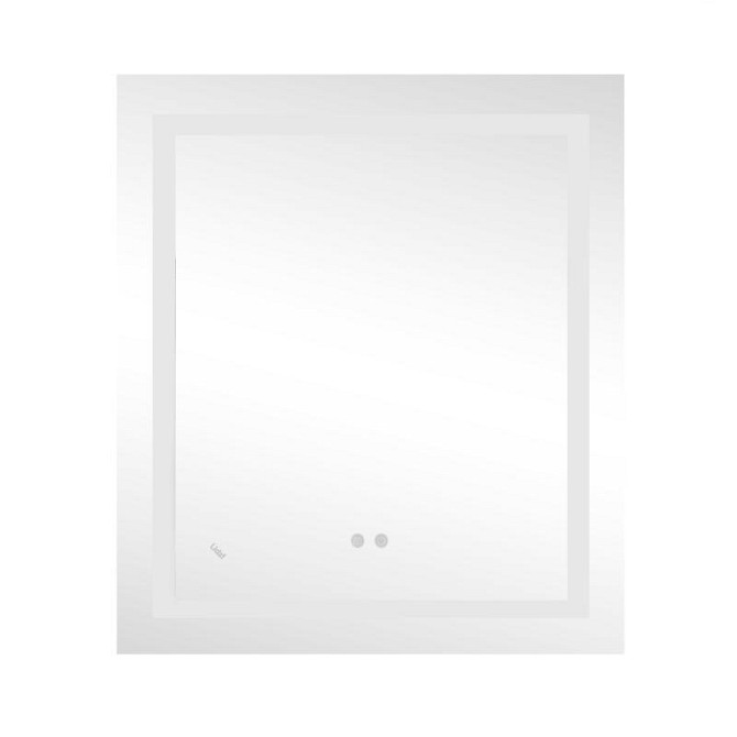 Зеркало прямоугольное для ванной Lidz Kubis 700х800 с LED-подсветкой Touch, с антизапотеванием, LD78LF9048070 Харьков - изображение 3