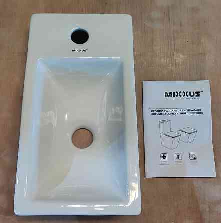 Раковина меблева Mixxus Premium QUADRO-1501 400х215х105mm з отвором під змішувач   ( MP6502 ) 29819 Харків