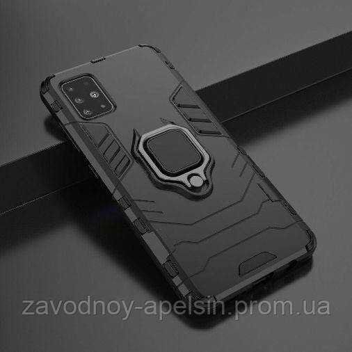 Samsung A51 A515 протиударний чохол Hybrid grey Одеса - фото 3