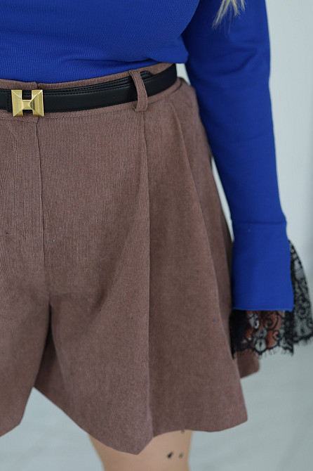 Елегантін жіночі шорти-спідниця Royce Батал 50-52, Моко Київ - фото 4