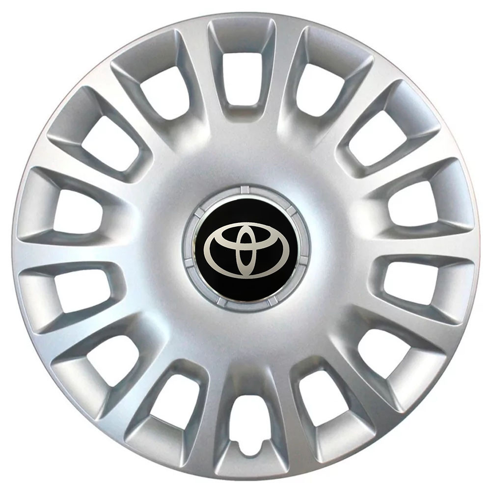 Автомобильные модельные колпаки R14 Toyota 214 4шт, SJS, серебряные Киев - изображение 1