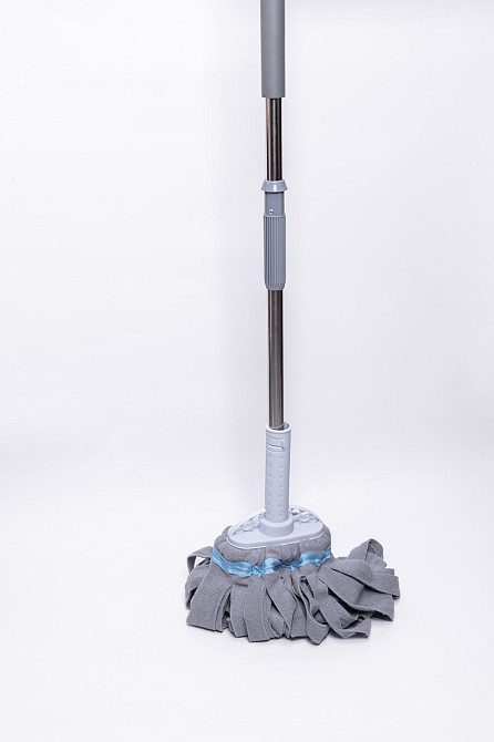 Швабра для вологого прибирання з круглою насадкою Київ - фото 2