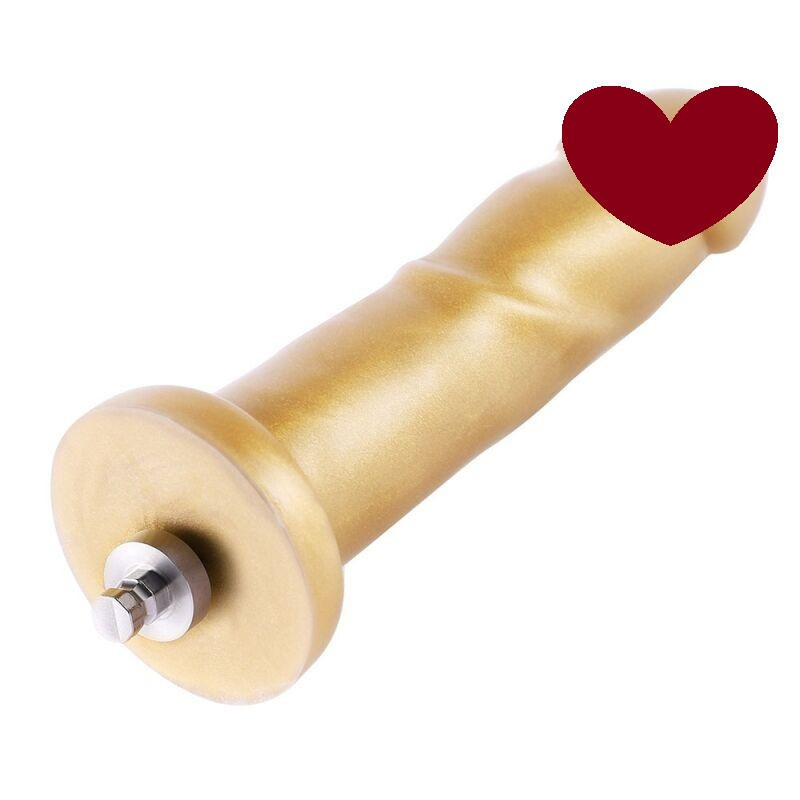 Золотий фалоімітатор Hismith 6.8″ Golden Silicone Dildo, система KlicLok Sex Aura Київ - фото 1