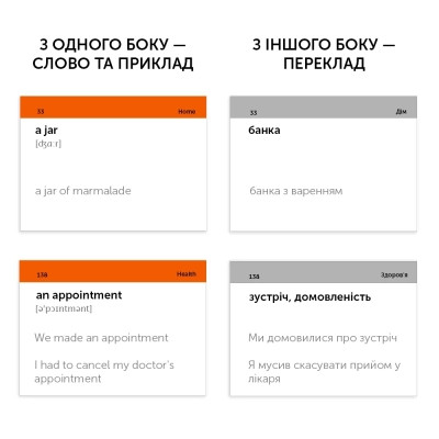 Обучающий набор English Student Карточки для изучения английского языка Student Intermediate B1.1, украинский (39122592) Винница - изображение 2