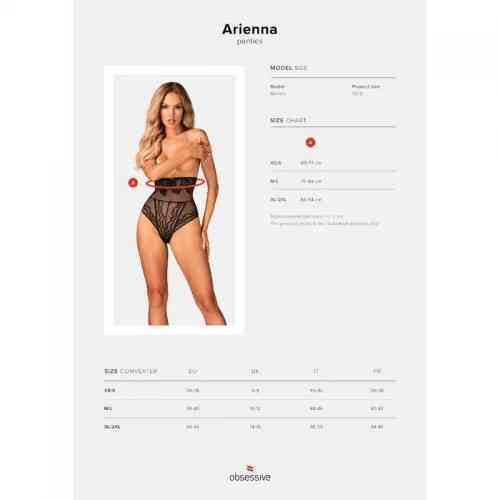 Трусики с высокой талией Obsessive Arienna XS/S Sex Aura Киев