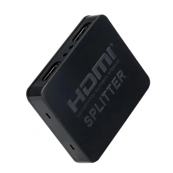 HDMI сплиттер PowerPlant 1x2, Full HD 1080P 30 Гц, HDMI 2.0, 3D, разветвитель на 2 экрана, Micro USB Киев