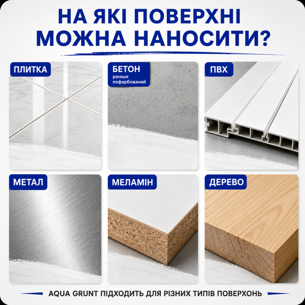 Ґрунтовка акрилова адгезійна блокувальна Skyline Aqua Grunt, біла, без запаху, для фарбованих поверхонь, 0.75 л Харків - фото 6