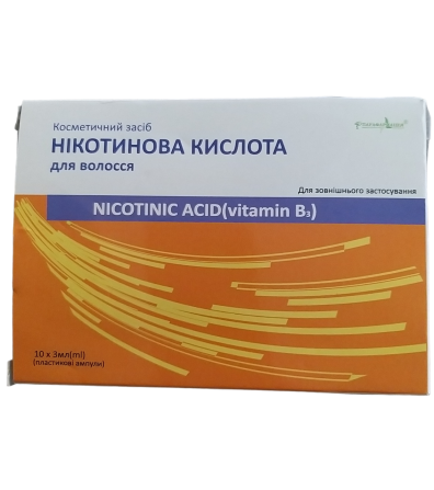 Нікотинова кислота для волосся(Вітамін В3) Київ - фото 1