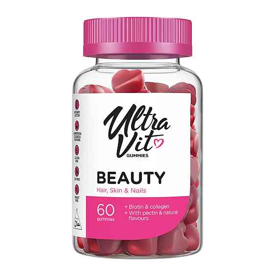 Вітаміни для шкіри, волосся та нігтів VPLab Beauty Hair Skin Nails 60 жев таб Київ