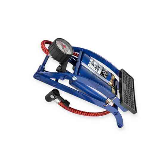 Насос ножний 2 циліндри метал. з маном 7 атм (55х100) Мукачево