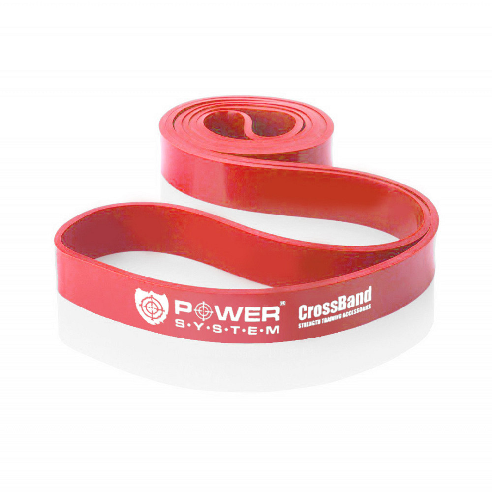 Эспандер-петля (резинка для фитнеса и кроссфита) Power System PS-4053 CrossFit Level 3 Red (опір 15-40 кг) Луцк - изображение 2